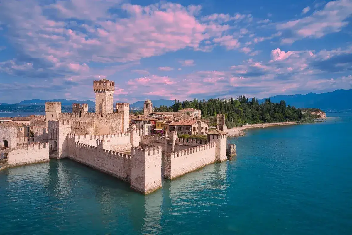 Sirmione zamek Scaligerich