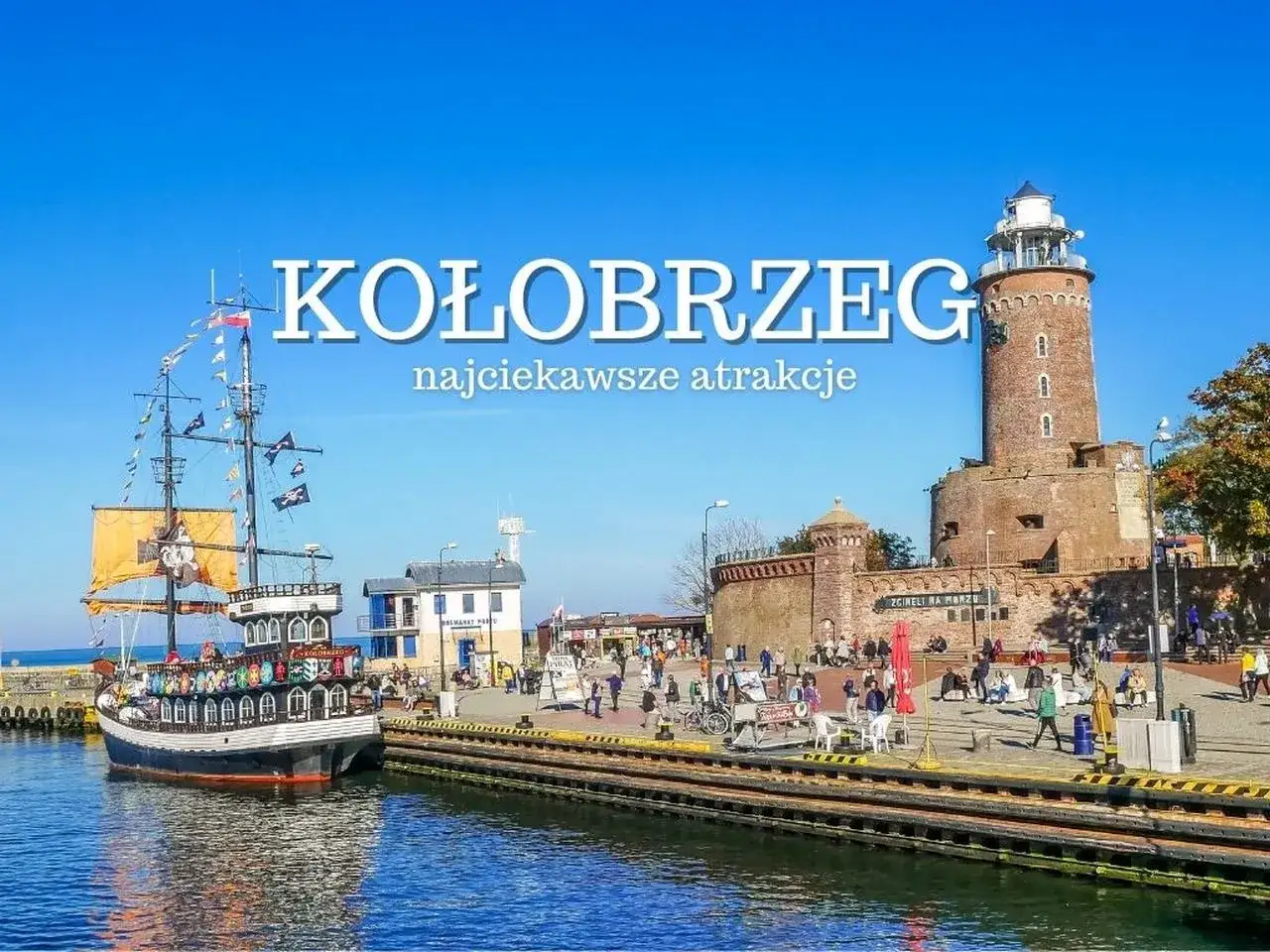 Kołobrzeg atrakcje collage