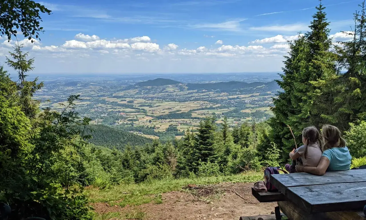 Szlaki Beskid Makowski widoki